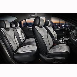 Чохли 3D Elegant Torino на передні та задні сидіння автомобіля EL 700 123 сірі