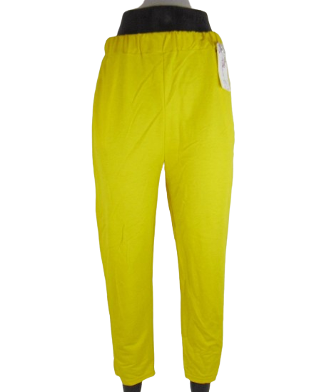 Капрі з кишенями Kenalin 8014 XL-2XL жовті, фото 1