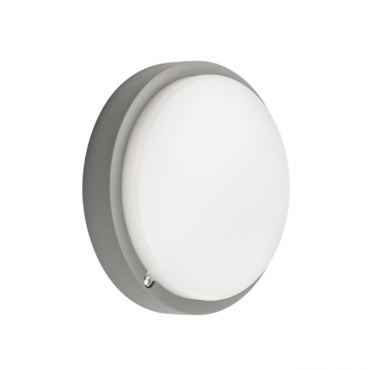 Точковий LED світильник PIN Дельта-12 Д ЖКГ 12W 5000K IP54 коло з датчиком руху сірий 115128