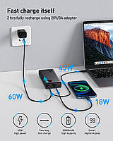 Портативна батарея Baseus 20000 mAh 65W, фото 7