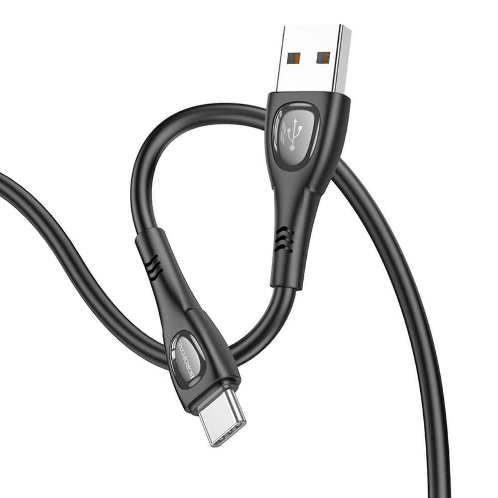 TU TU Кабель Borofone BX98 USB to Type-C 1m black, фото 1