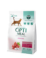 Сухой корм Optimeal Adult Cat High in Veal Сухой корм для взрослых кошек с высоким содержанием телятины 700 гр