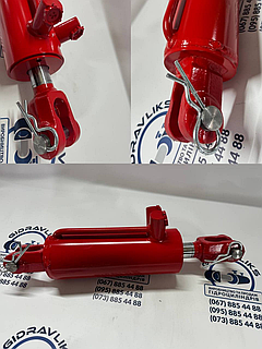 Гідроциліндр ЮМЗ ЦС100 Н.О (шток 40 мм) навіски (рогатий шток). ГЦ100х40х200.515 з пальцями