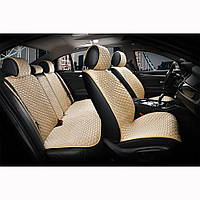 Накидки на сидения автомобиля Elegant Palermo EL 700 104 передние и задние бежевого цвета