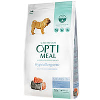 Сухой корм Optimeal Adult Dogs Hypoallergenic Medium and Large Breeds Salmon Гипоаллергенный сухой корм для