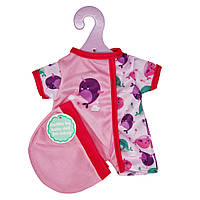 Игровой набор одежда для пупса "Розовый нарвал" Bambi YLC235B с шапочкой, World-of-Toys
