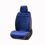 Накидки з алькантари на сидіння авто Elegant Napoli EL 700 112 передні та задні синього кольору, фото 2