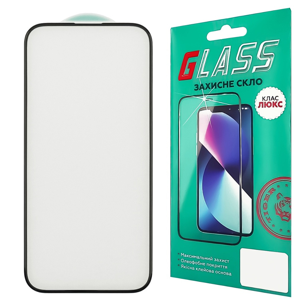 TU  TU Защитное стекло для Apple iPhone 15 Pro (0.3 мм, 4D чёрное) Люкс, фото 1