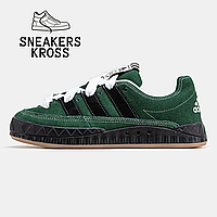 Мужские кроссовки Adidas Adimatic x Human Made Green Black, Кроссовки Адидас Адиматик, Adidas Neighborhood