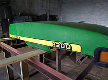 Виробництво та заміна лобового скла триплекс на тракторі John Deere 8200 у Нікополі (Україна). 3