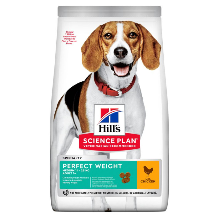 Сухий корм Hill's SP Canine Adult Medium Breed Perfect Weight 2 кг