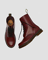 Черевики Dr. Martens 1460 cherry red вишневі бордо SMOOTH leather original 11857600