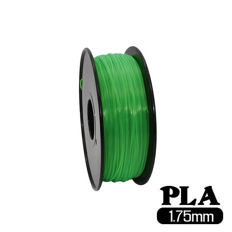 Пластикова нитка PLA, 1.75 мм, 1 кг темно-зелений, фото 1