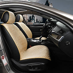 Накидки Elegant Palermo на сидіння авто Elegant Palermo передні бежеві Maxi EL 700 204