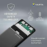 VARTA Power Bank 15 000 mAh, Fast Energy with 4 Ports (1 x Micro USB, 2 x USB 3.0, 1 x USB C), фото 8