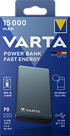 VARTA Power Bank 15 000 mAh, Fast Energy with 4 Ports (1 x Micro USB, 2 x USB 3.0, 1 x USB C)