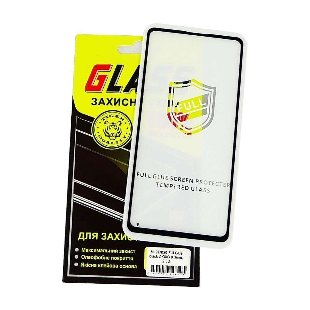 TU TU Защитное стекло для Xiaomi Mi 9T/ K20 Pro Full Glue (0.25 мм, 2.5D, чёрное) Люкс, фото 1