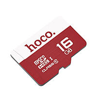 TU Карта памяти Hoco TF SDHC 16GB high speed красная