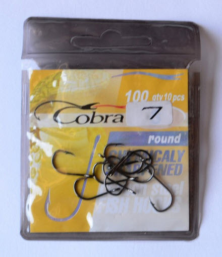 Гачки Cobra round № 7 10шт