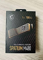 SSD MSI Spatium M480 HS 1TB (S78-440L430-P83), з радіатором+Гарантія!