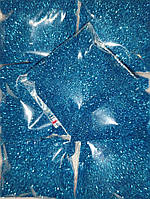 Блиск (гліттер) яскраво блакитний для рідких шпалер вага 10 г