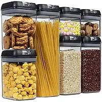 Контейнери органайзери для зберігання круп Food storage container (7 контейнерів) для сипких продуктів