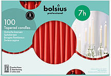 Свічка червона конічна 24.5 см 100 шт (s30-100-030Б)