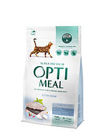 Сухой корм Optimeal Adult Cat Cod Fish Сухой корм для взрослых кошек с высоким содержанием трески 1,5 кг