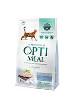 Сухой корм Optimeal Adult Cat Cod Fish Сухой корм для взрослых кошек с высоким содержанием трески 10 кг