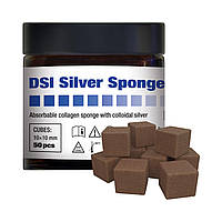 Silver Sponge, Non-sterile cubes in jar, 50 pcs ( DSSP-50 ) 50 шт