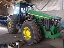 Виробництво та заміна лобового скла триплекс на тракторі John Deere 8300 у Нікополі (Україна). 5