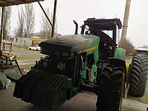 Виробництво та заміна лобового скла триплекс на тракторі John Deere 8300 у Нікополі (Україна). 12
