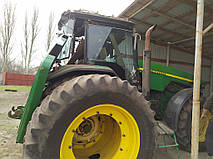 Виробництво та заміна лобового скла триплекс на тракторі John Deere 8300 у Нікополі (Україна). 23