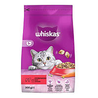 Сухой корм Whiskas с говядиной 300 г