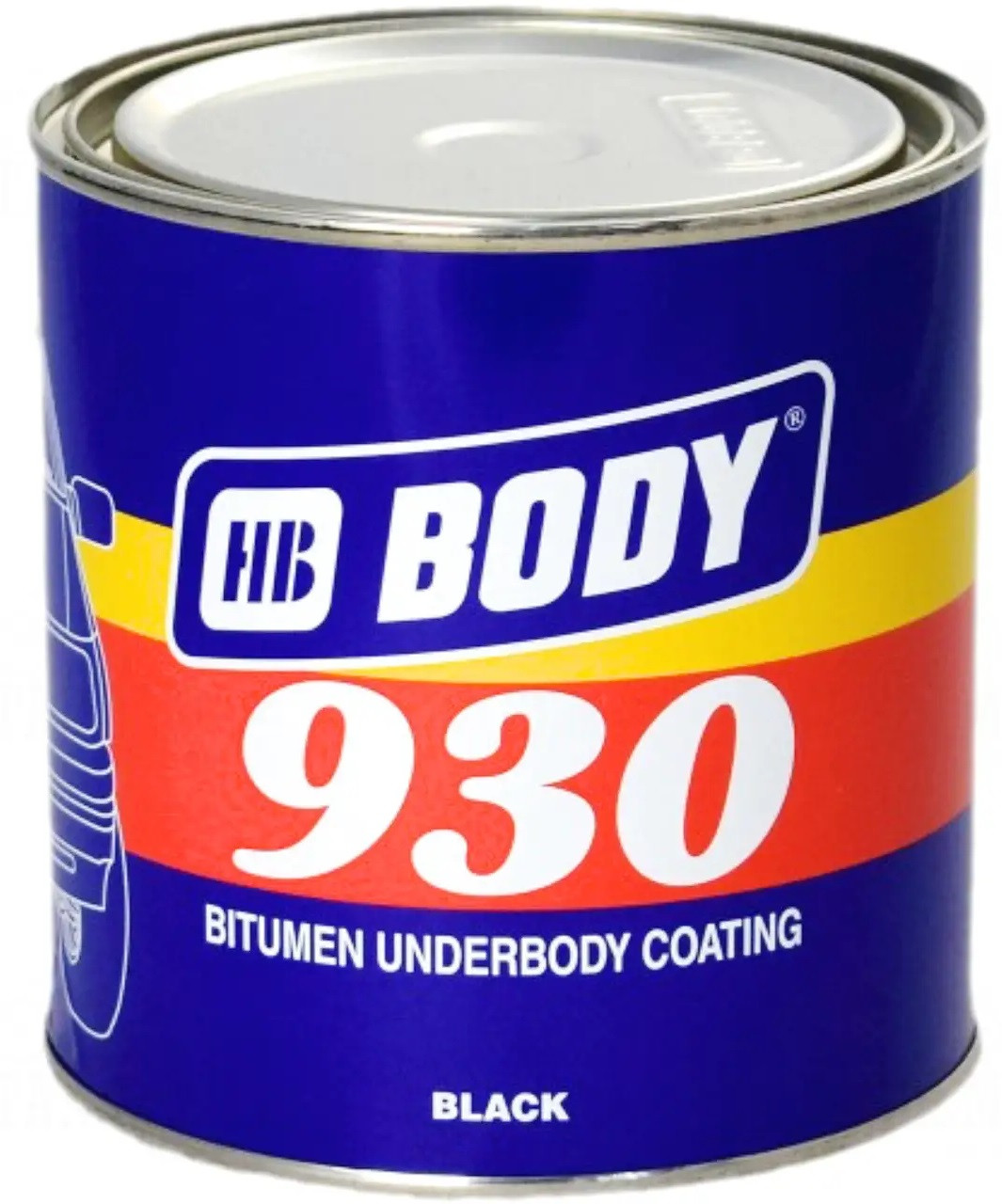 Антикорозійна мастика чорна BODY 930 1кг