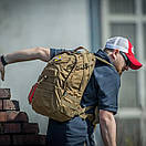 Тактичний рюкзак Helikon-Tex EDC Backpack 21L Adaptive Green/ Військовий похідний рюкзак з відсіком для гіратора/ Оливковий, фото 6