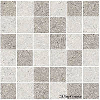Керамогранитная мозаика M 01073 Gray ИнтерГрес серый 30*30 см