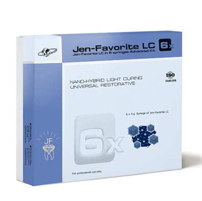 Jen-Favorite, Набір Advanced Kit: 6 х шпр. 4г, наногібридний композит, Джен-Фаворит