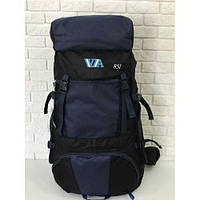 Рюкзак туристический VA T-04 85 литров камуфляж , синий