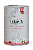 Консервированный корм Baskerville Sensitive Lamm Mit Preiselbeeren Ягненок с клюквой и кошачьей травой влажный