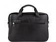 Ділова класична чоловіча сумка для ноутбука та документів з натуральної шкіри, фото 5