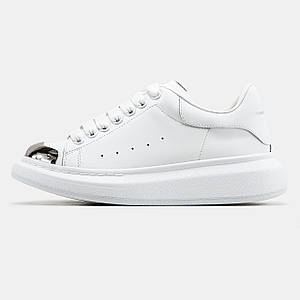 Жіночі Кросівки Alexander McQueen White Silver 38-39-40