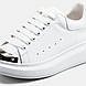 Жіночі Кросівки Alexander McQueen White Silver 38-39-40, фото 9