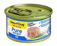 Консервированный корм GimDog Little Darling Pure Delight с тунцом для собак 85 гр