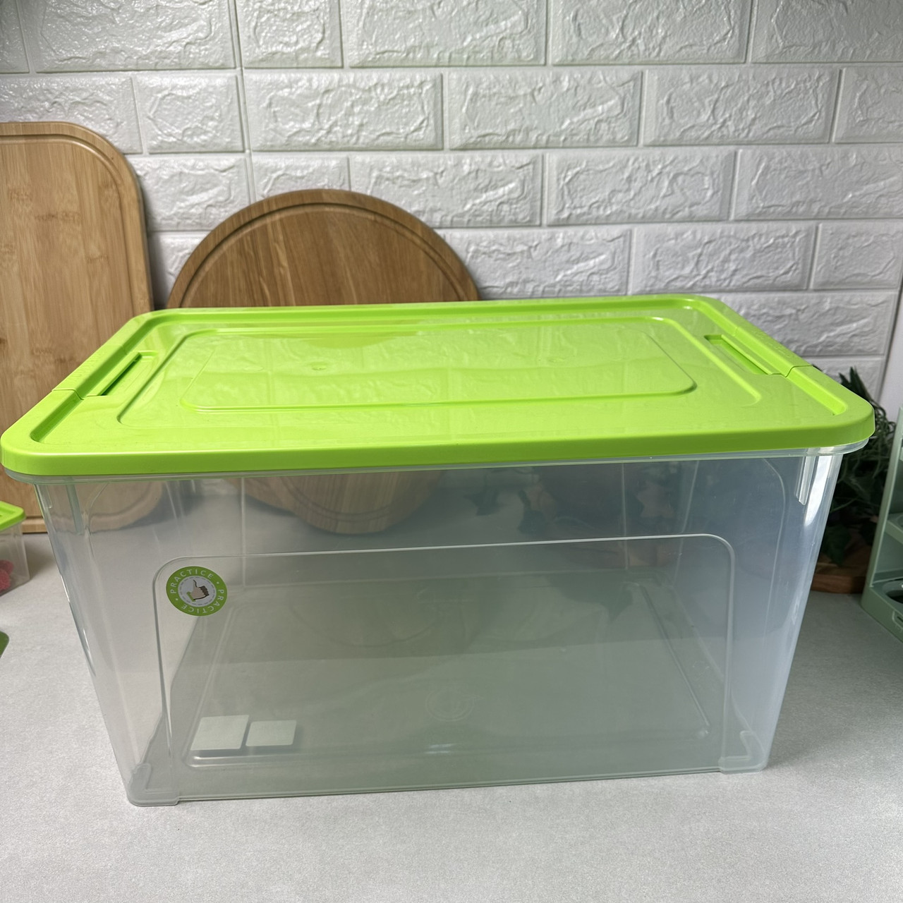 Великий контейнер із кришкою для зберігання 27л Smart Box