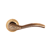 Ручка для дверей на розетці MVM MIRA Полірована бронза (Z-1313 PCF)