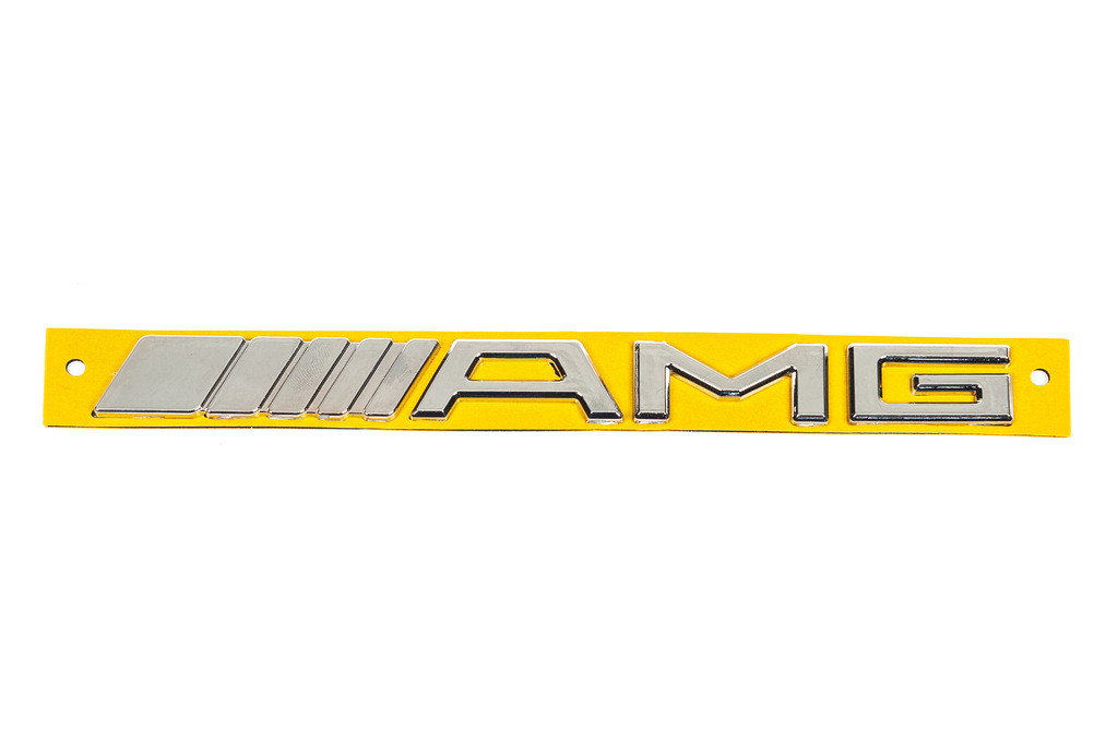 Шильдик AMG (20см, ABS, хром) для Тюнинг Mercedes - фото 2 - id-p2111439025