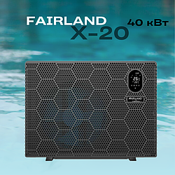 Тепловий насос Fairland X20-40Т інверторний басейн 80-150 м3, нагрівання, 32 кВт, WiFi опція, 3 фази, 380В