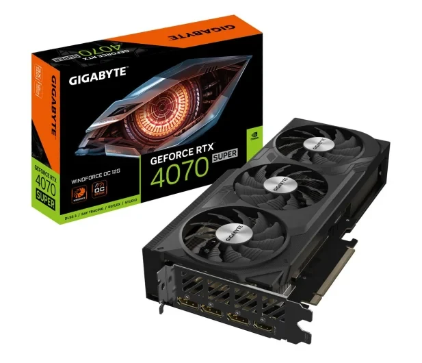 Gigabyte GeForce RTX 4070 SUPER WINDFORCE OC 12GB GDDR6X