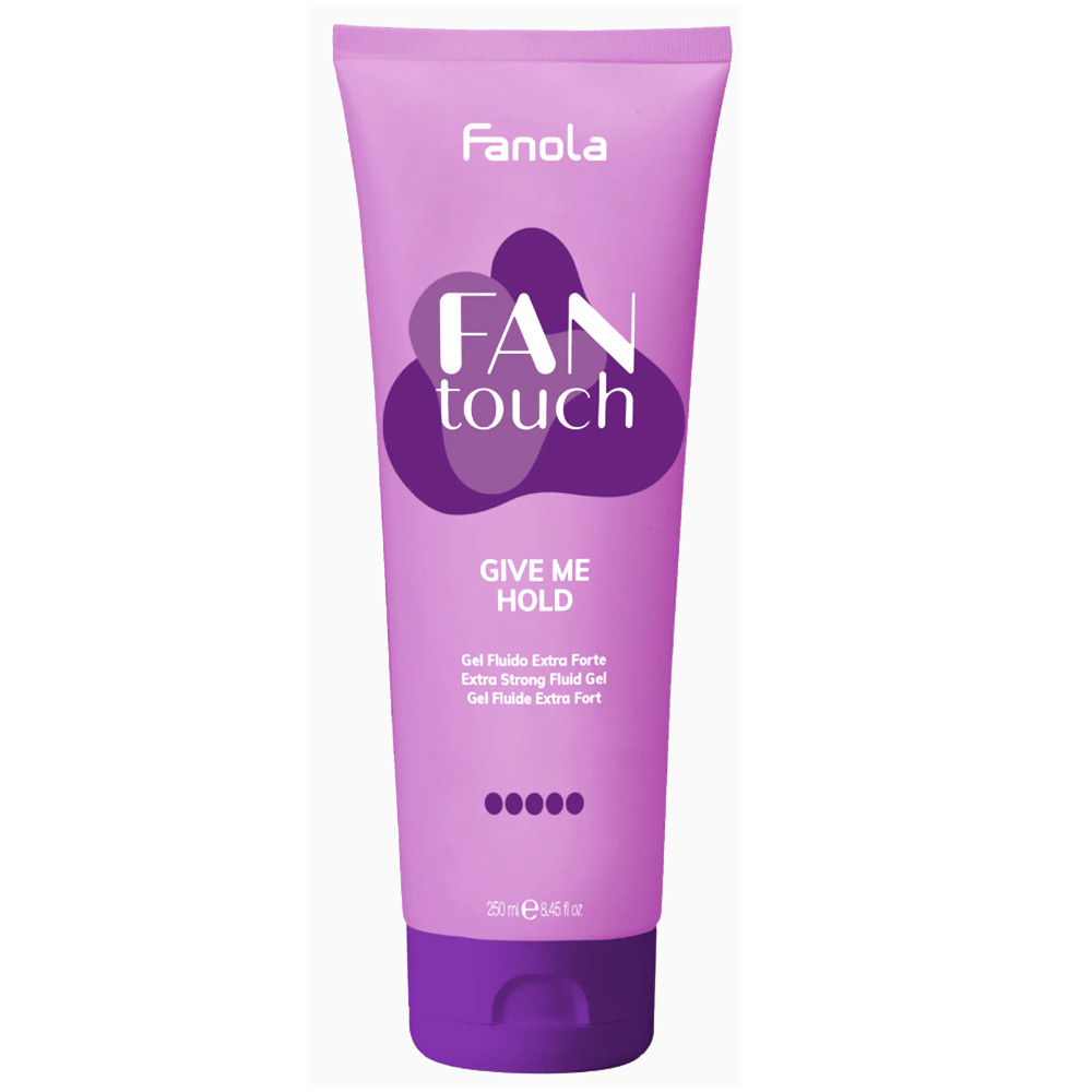 Гель для укладання волосся екстрасильний Fanola Fan Touch Give Me Hold Extra Strong Fluid Gel 250 мл